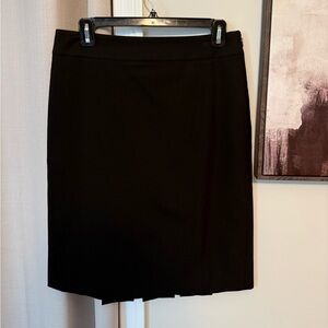 Ann Taylor Elegant Black Pencil Skirt
